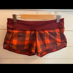 Lululemon Speed Shorts Size 8